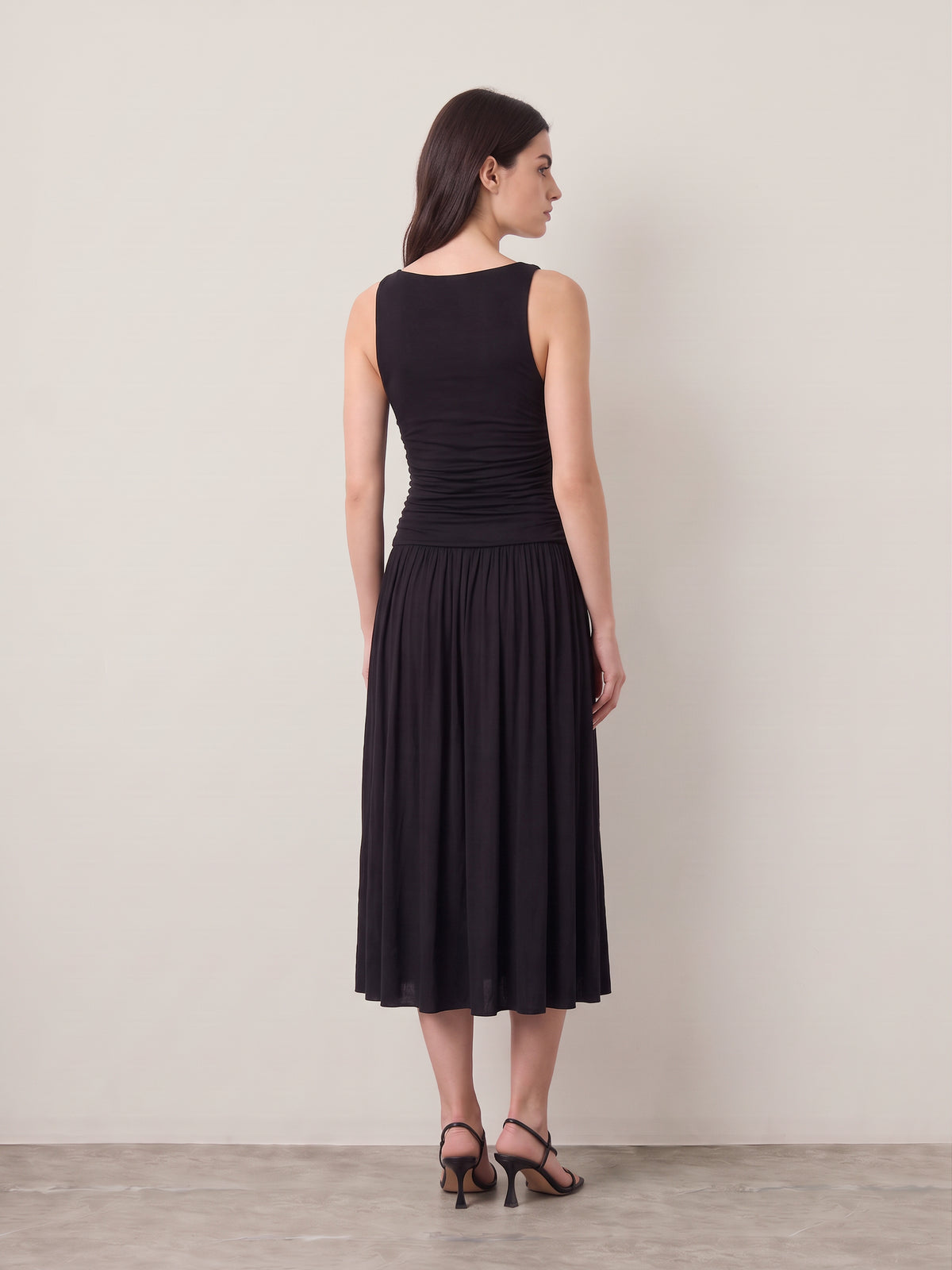 LOVEFINN - Shirred Jersey Dress - 