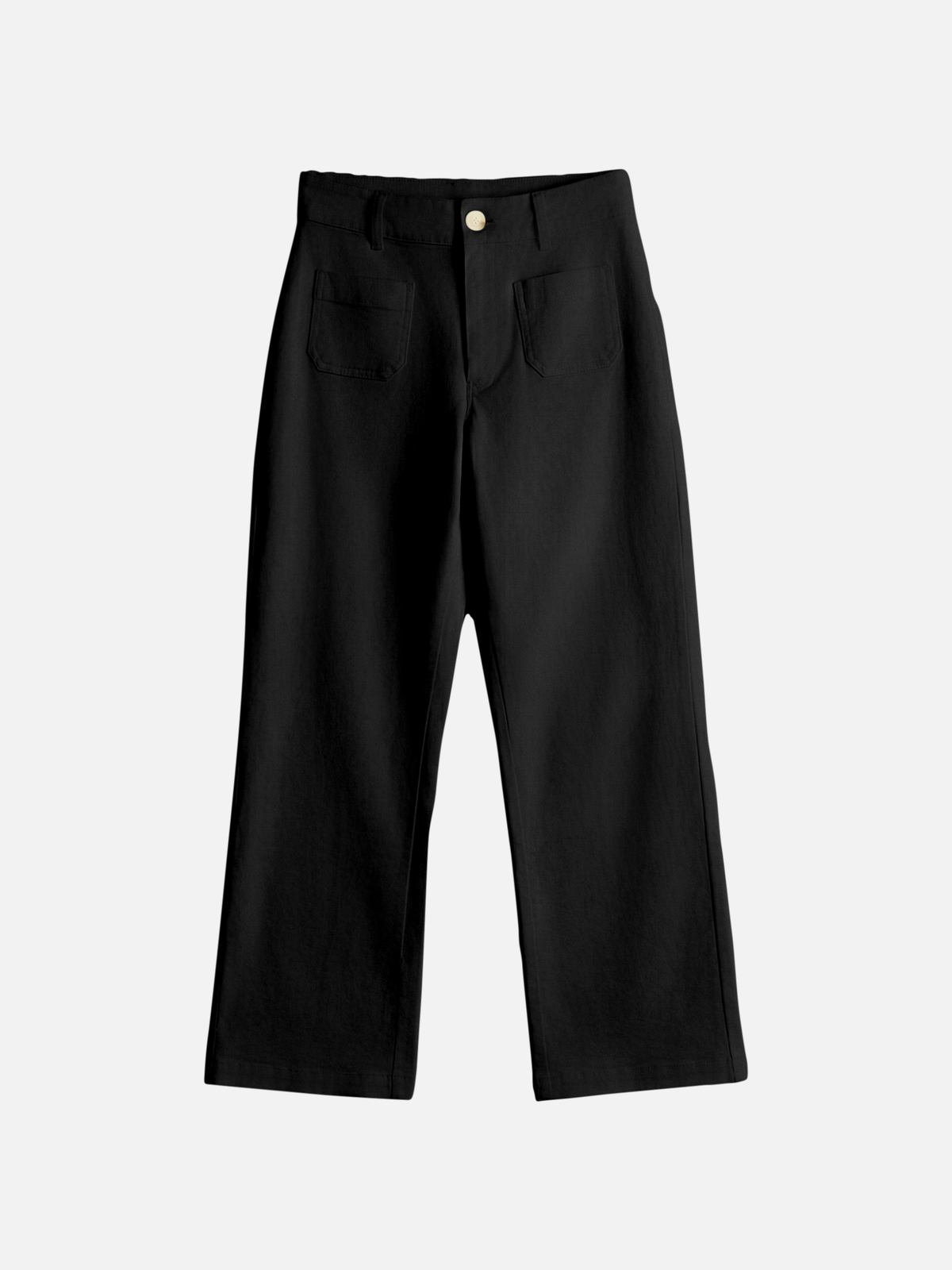 MONK & LOU - Gretta Double Pocket Pants - Black