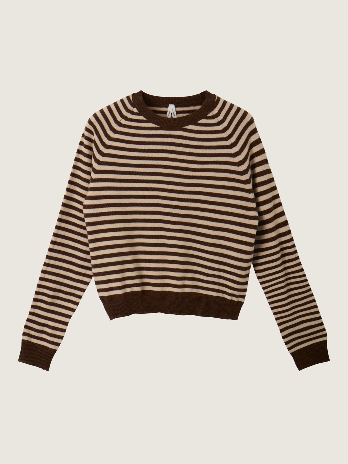 LOVEFINN - Striped Crewneck Sweater - 