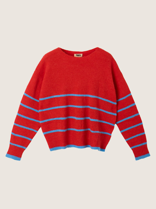 FRNCH - Iwaki Striped Pullover Sweater - 