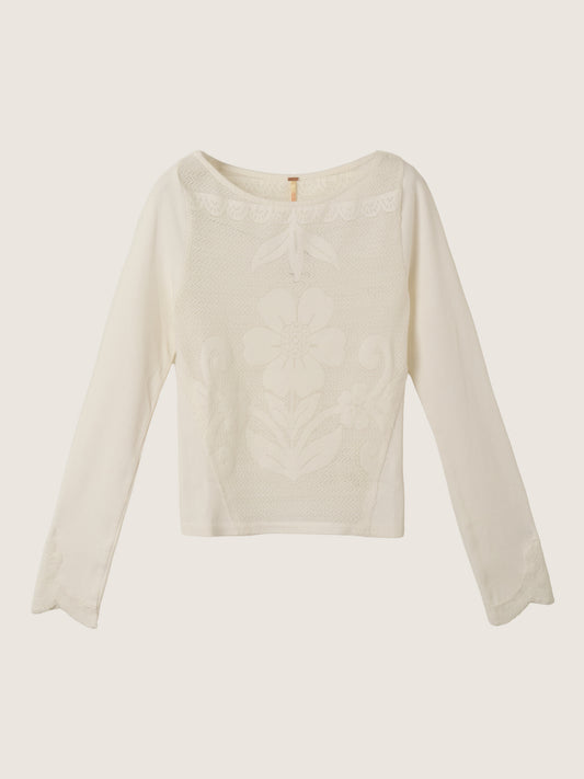 FREE PEOPLE - Delilah Longsleeve Top - 