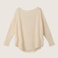 FREE PEOPLE - Latte Blues Thermal Top - 