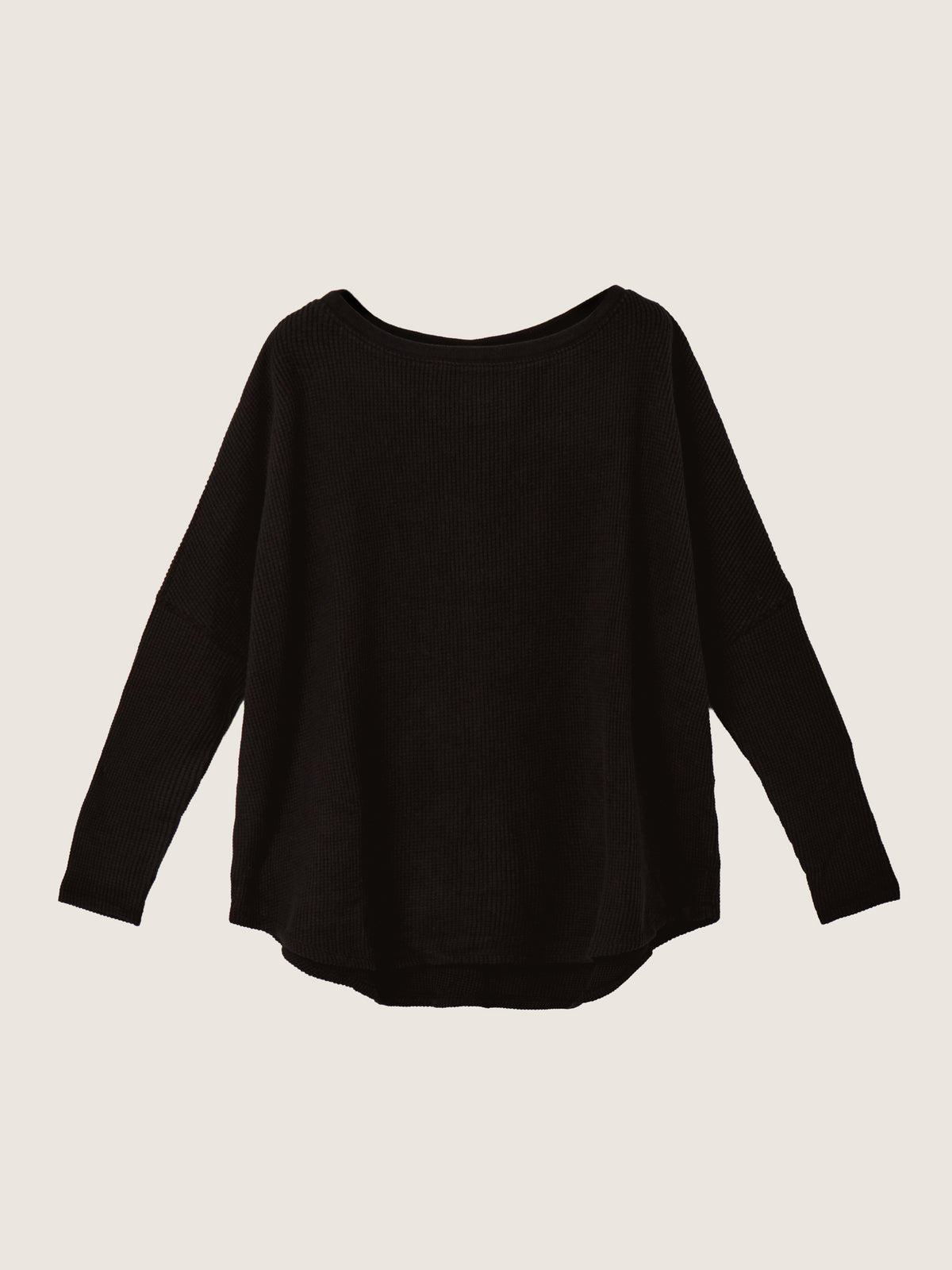 FREE PEOPLE - Latte Blues Thermal Top - 