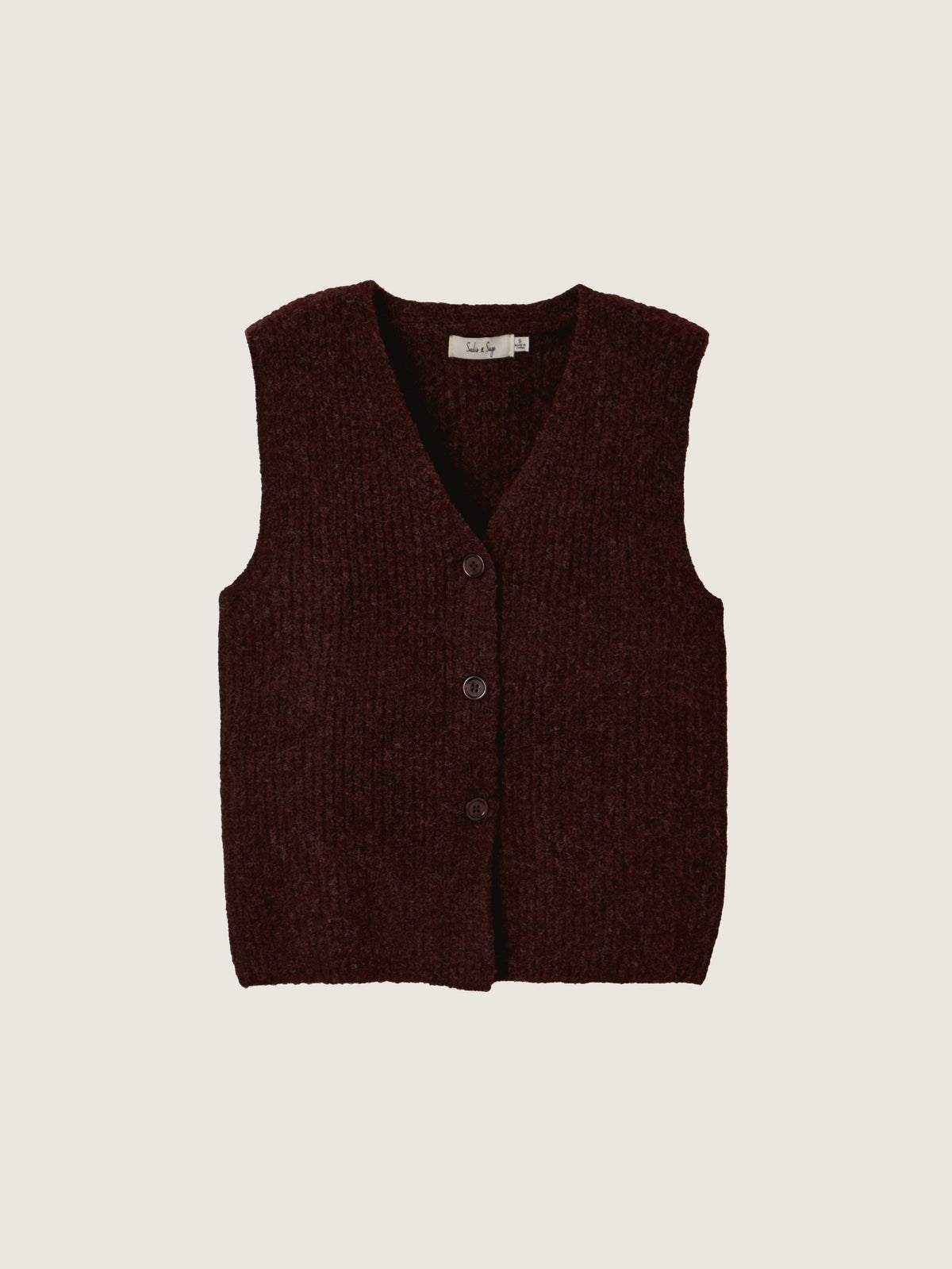 SADIE & SAGE - Warm Cider Sweater Vest - 
