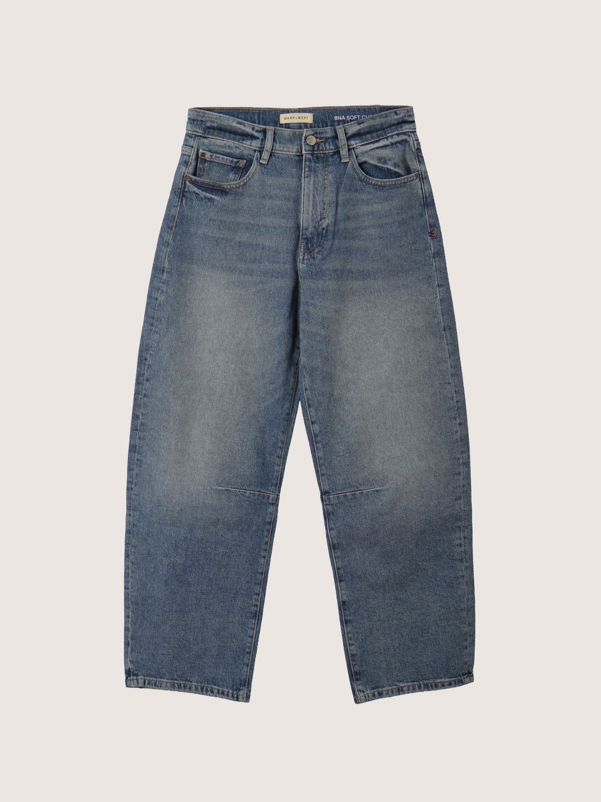 WARP & WEFT - BNA Soft Curve Barrel Jeans - 