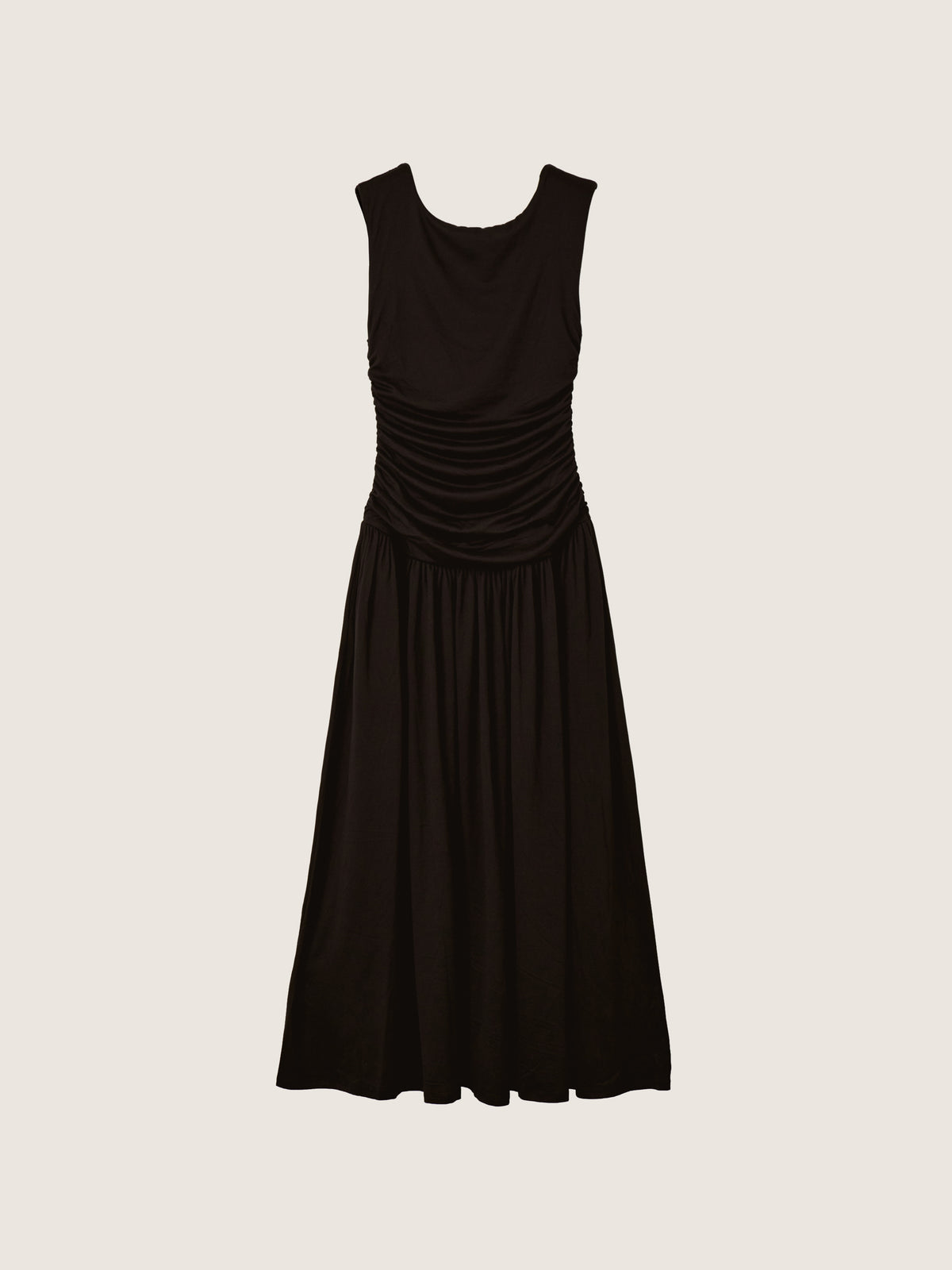 LOVEFINN - Boatneck Jersey Dress - Black