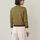 LOVEFINN - Olive Stripe Cardigan - 
