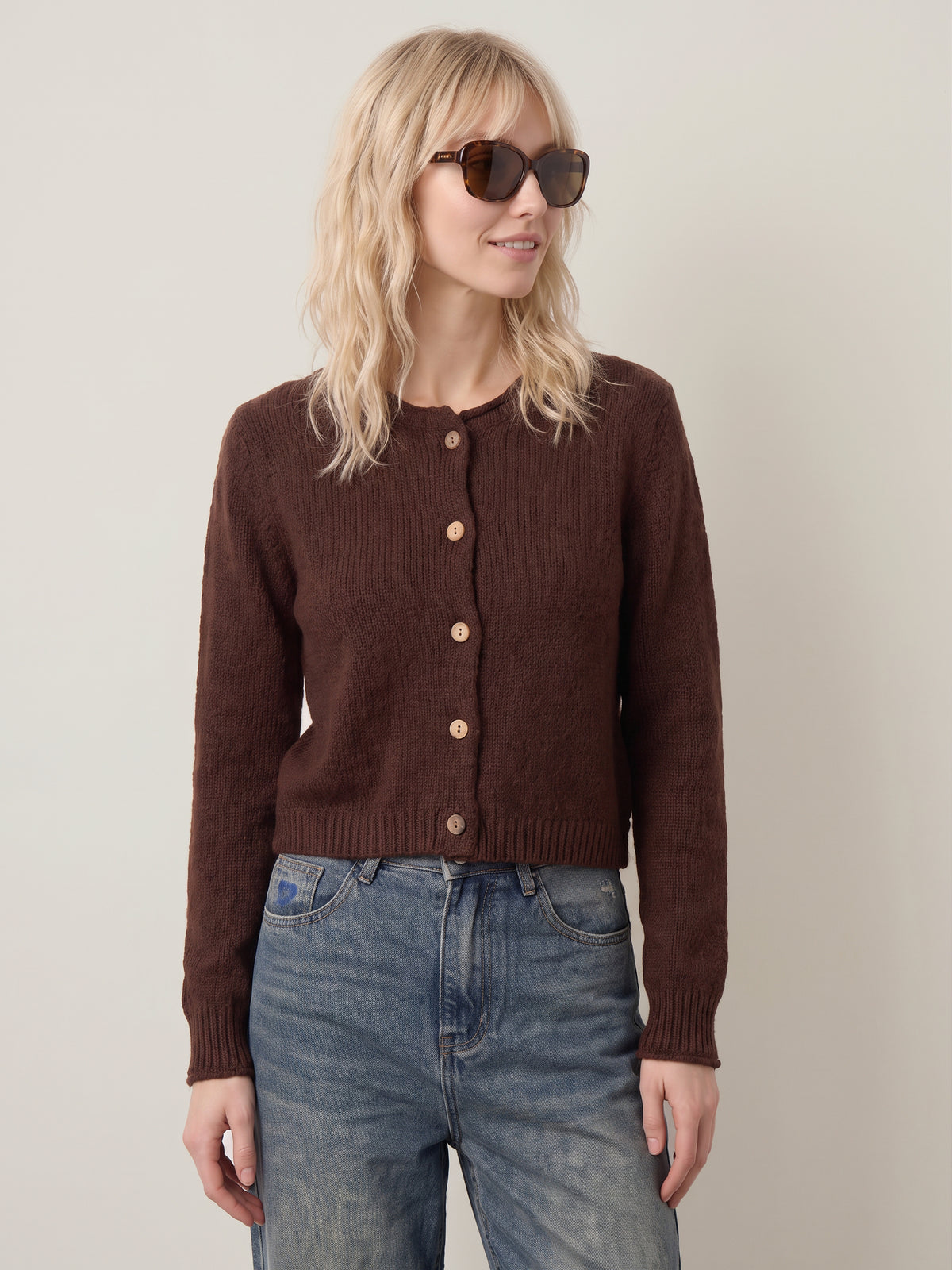 LOVEFINN - Rollneck Cardigan - 