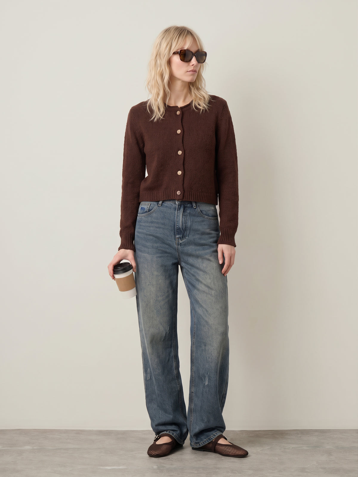 LOVEFINN - Rollneck Cardigan - 