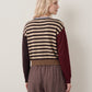 LOVEFINN - Stripe Mix Cardigan - 