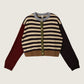 LOVEFINN - Stripe Mix Cardigan - 