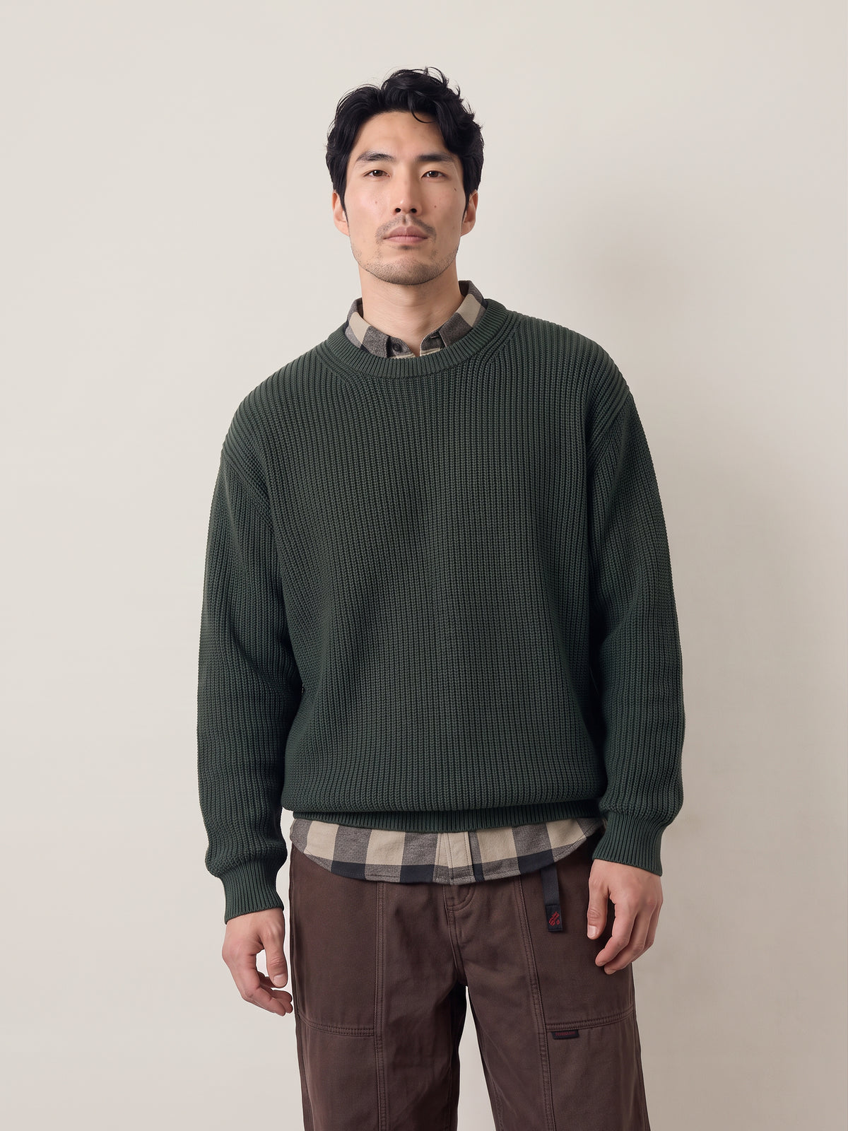 Vintage Knit Crewneck Pullover Sweater