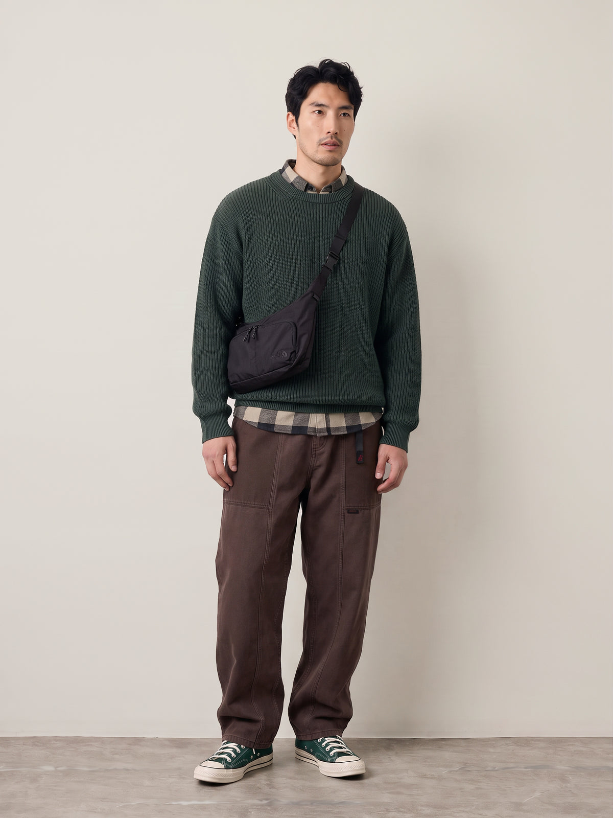 Vintage Knit Crewneck Pullover Sweater