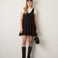 LOVEFINN - V-Dress with Lace Trim - 