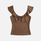 MONK & LOU - Lilith Ruffle Top - 