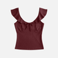 MONK & LOU - Lilith Ruffle Top - 
