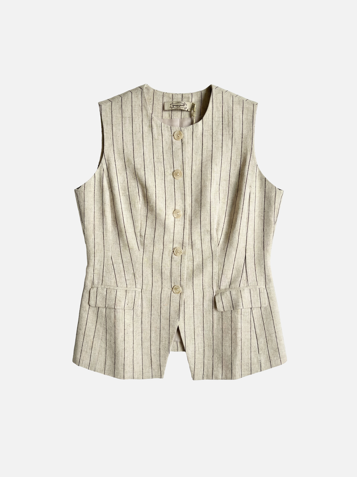 PROPAGANDA - Lorna Stripe Long Vest - 