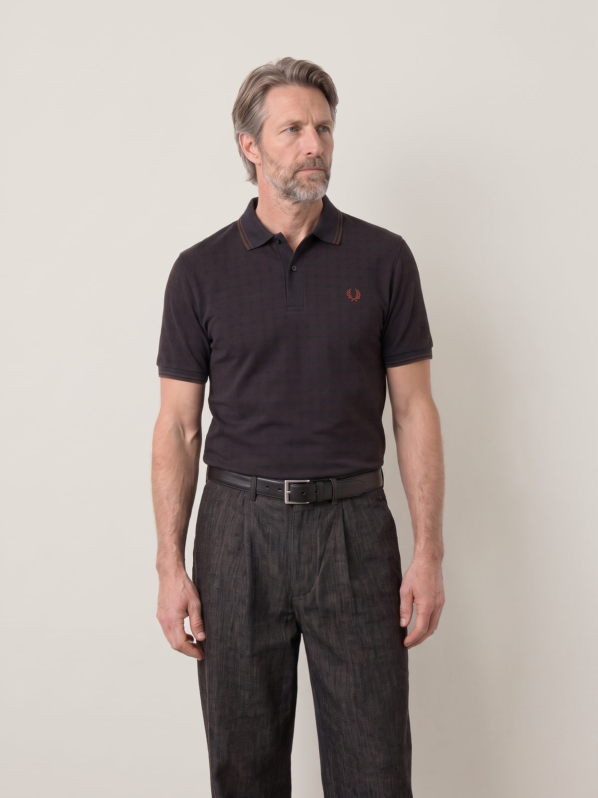 FRED PERRY - Floral Print Polo Shirt - 
