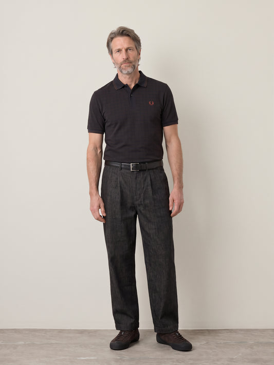 FRED PERRY - Floral Print Polo Shirt - 