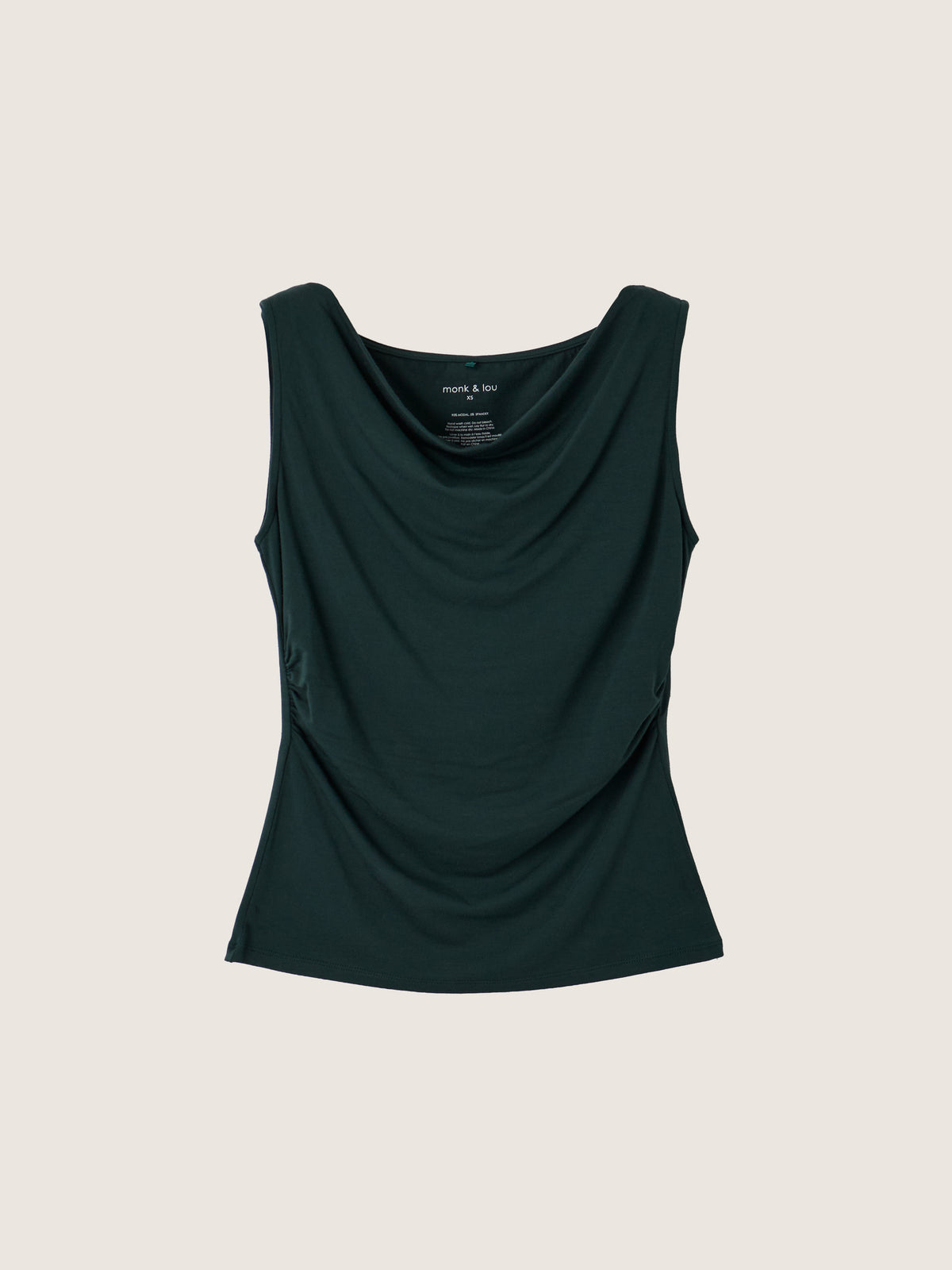 MONK & LOU - Hazel Cowl Neck Shell - 