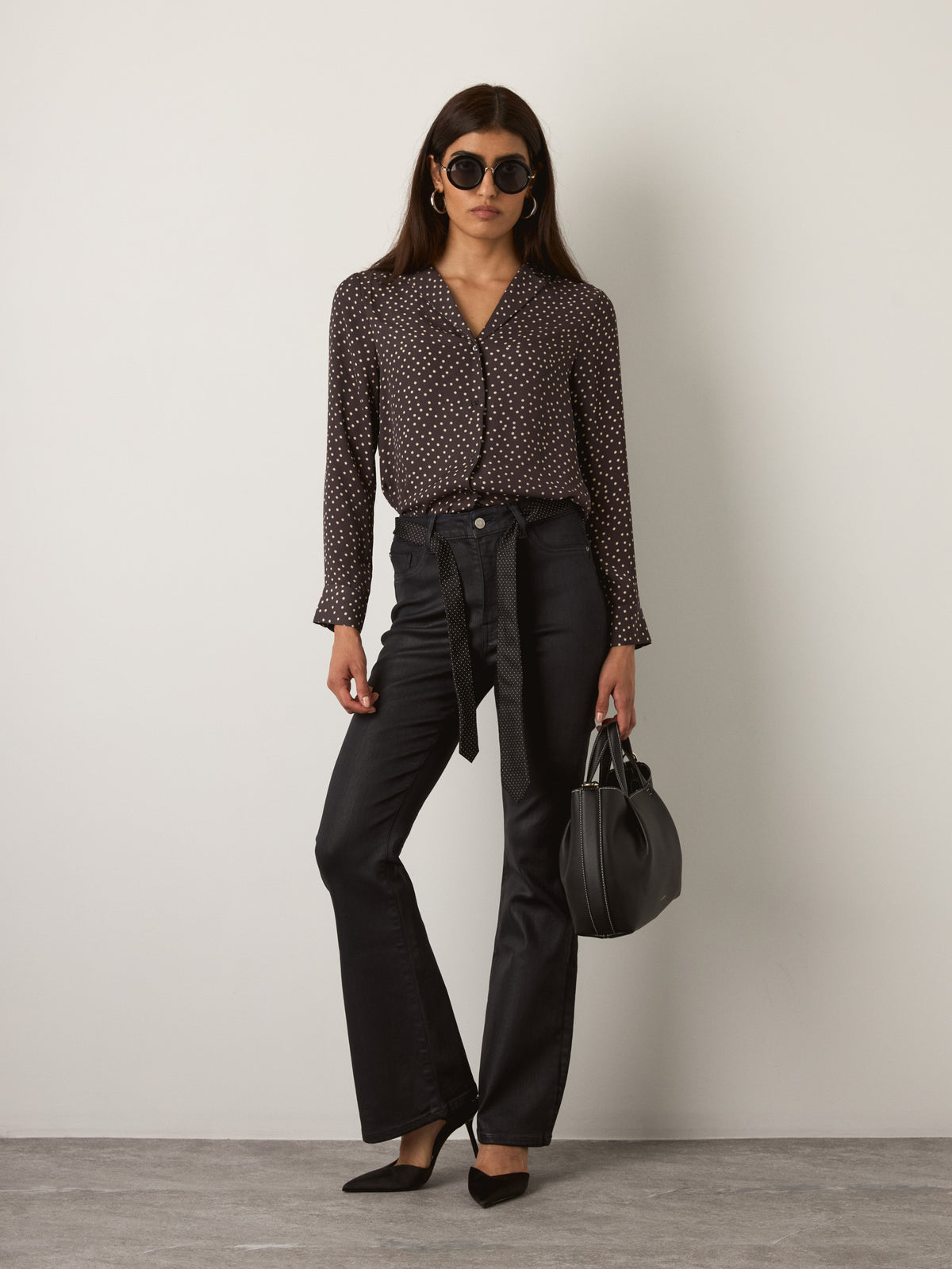 MONK & LOU - Lottie Printed Blouse - 