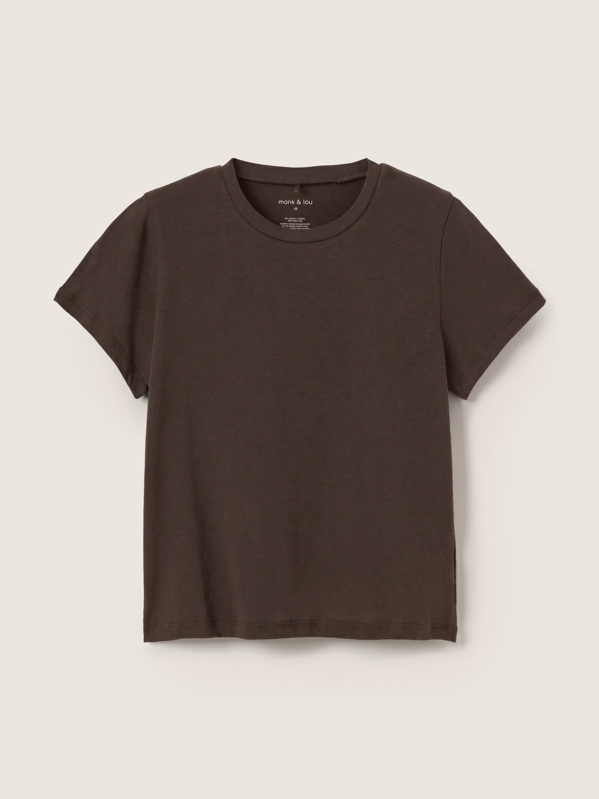 MONK & LOU - Virgo T-Shirt - Coffee Bean