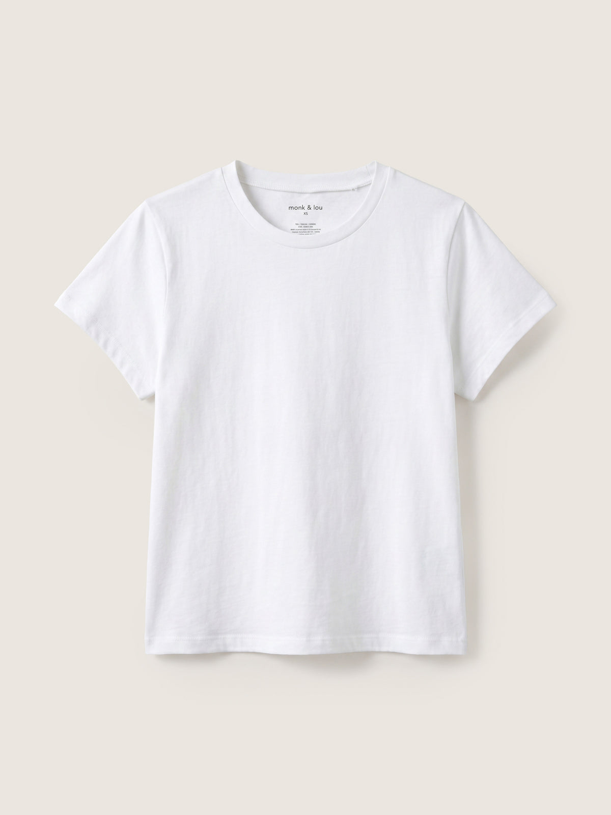 MONK & LOU - Virgo T-Shirt - Snow White