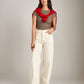 MONK & LOU - Dace Low Back Scoop Top - Mushroom