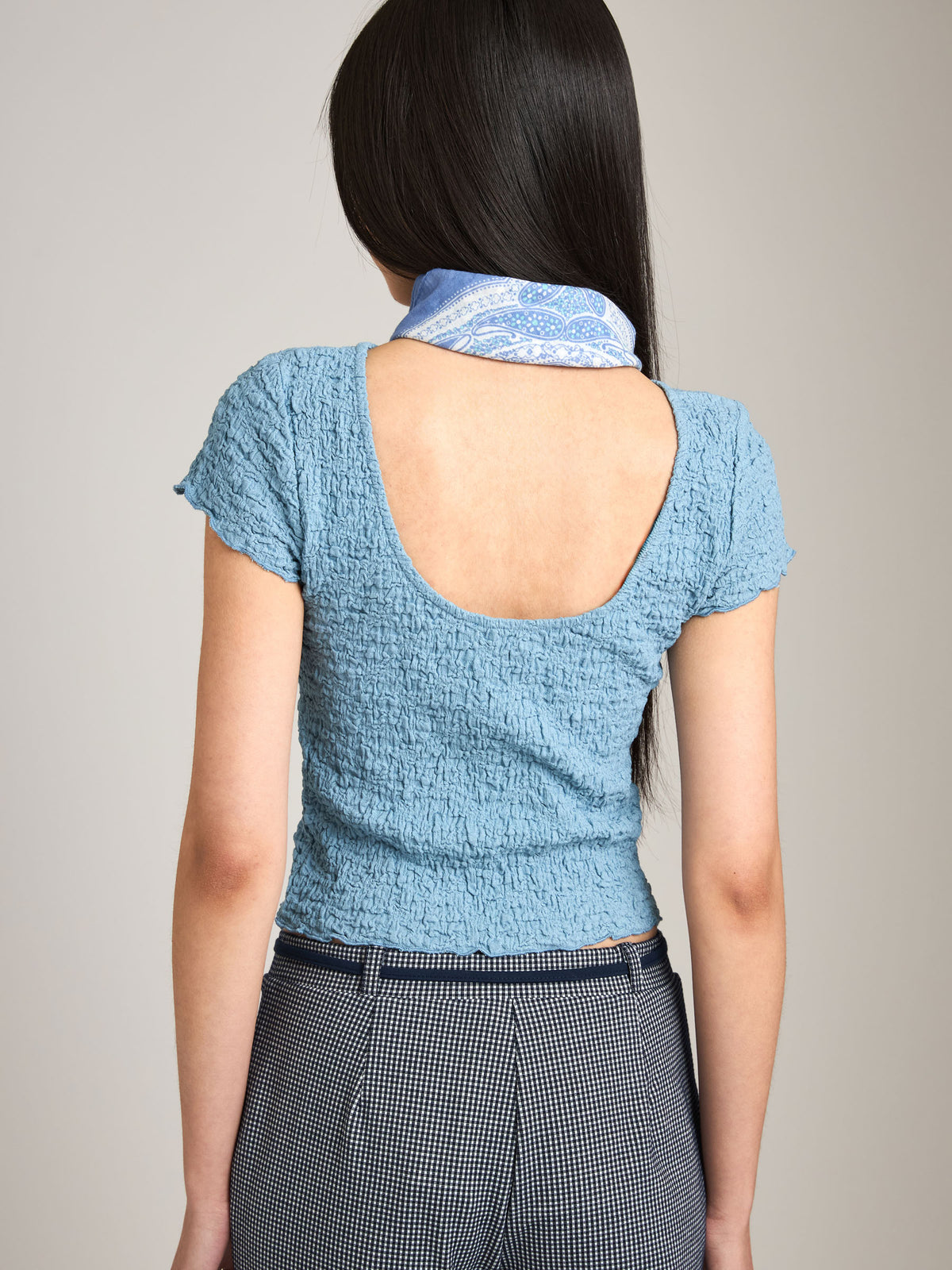 MONK & LOU - Dace Low Back Scoop Top - 