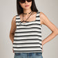 MONK & LOU - Morri Square Neck Shell - 