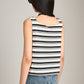 MONK & LOU - Morri Square Neck Shell - 