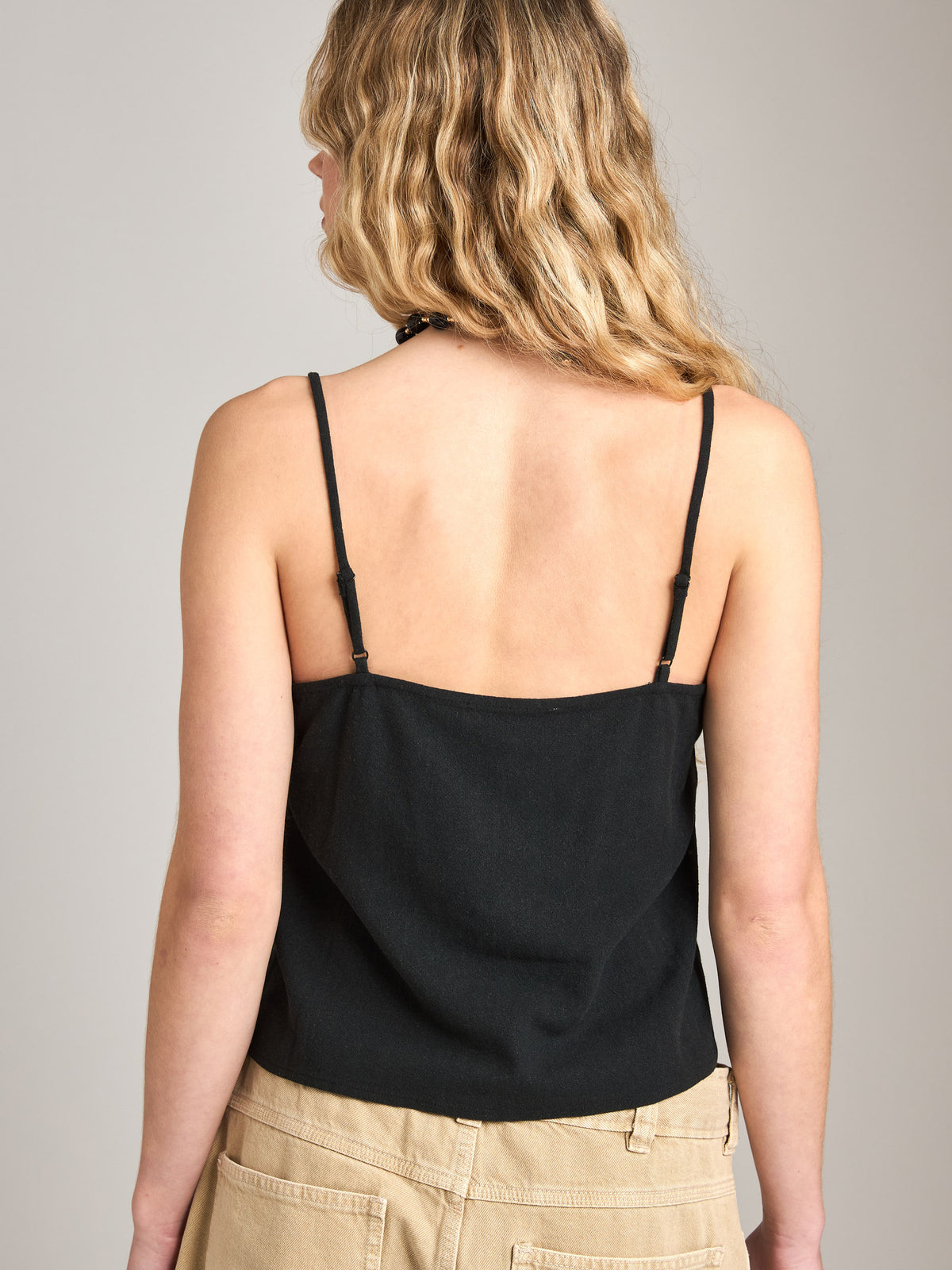 MONK & LOU - Sabrina Ruffle Tank Top - 