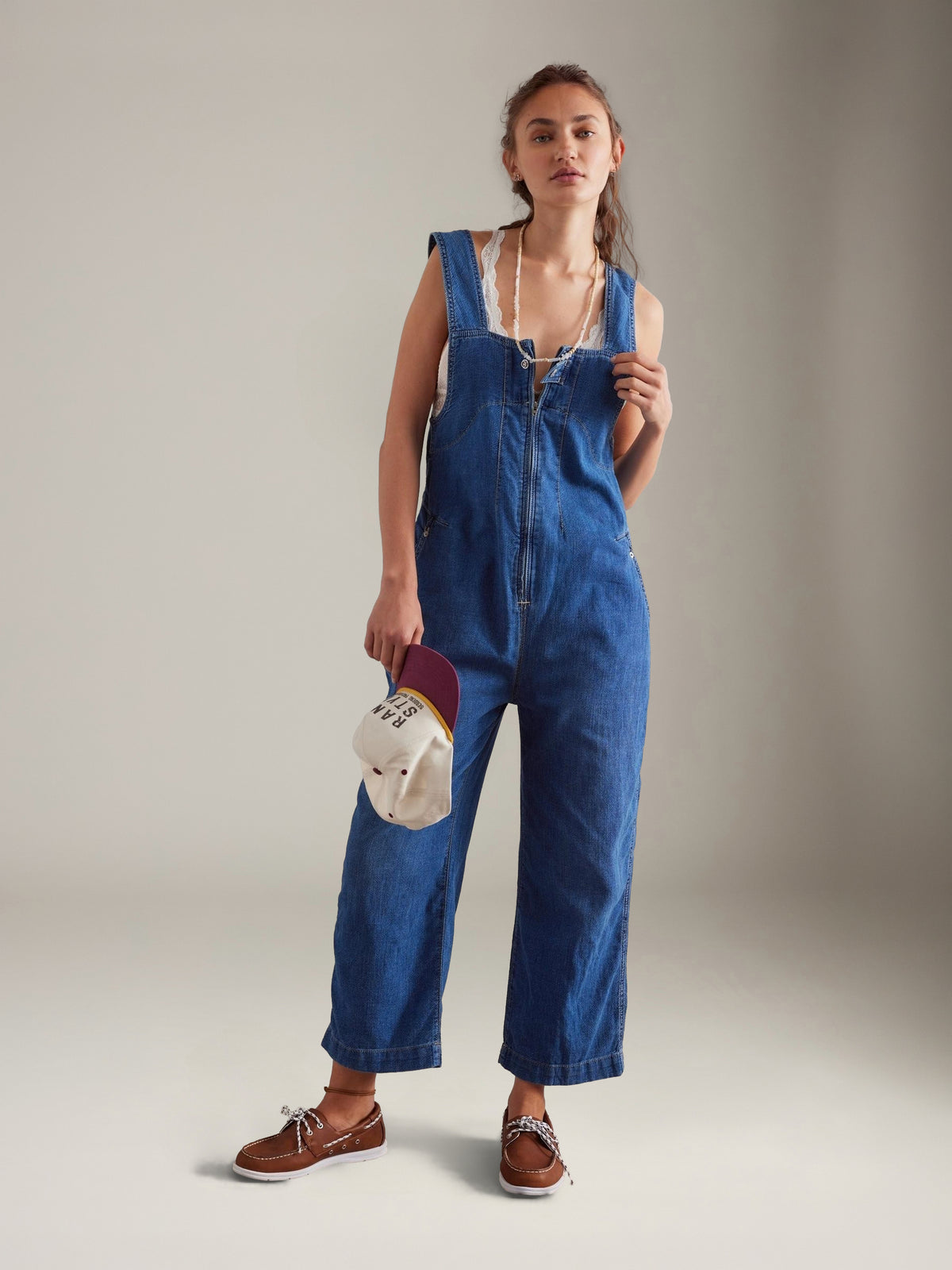 FREE PEOPLE - Jude Denim One-Piece - 