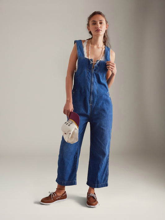 FREE PEOPLE - Jude Denim One-Piece - 