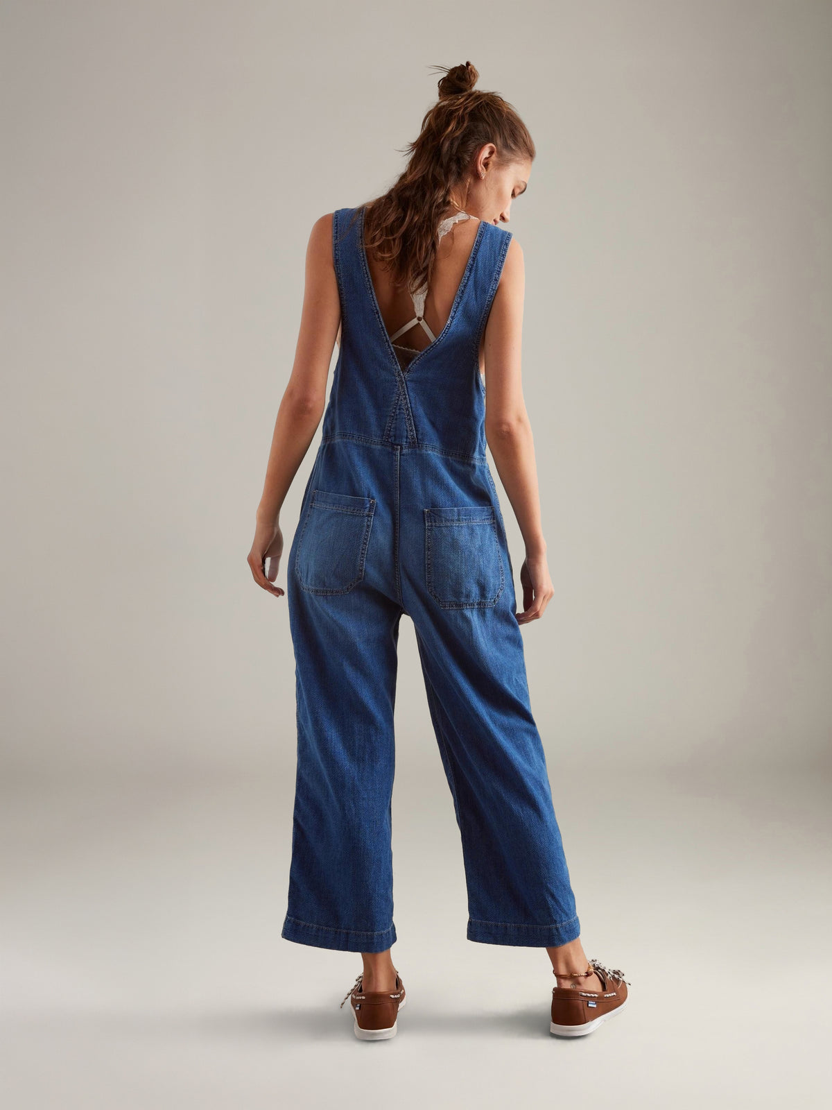 FREE PEOPLE - Jude Denim One-Piece - 