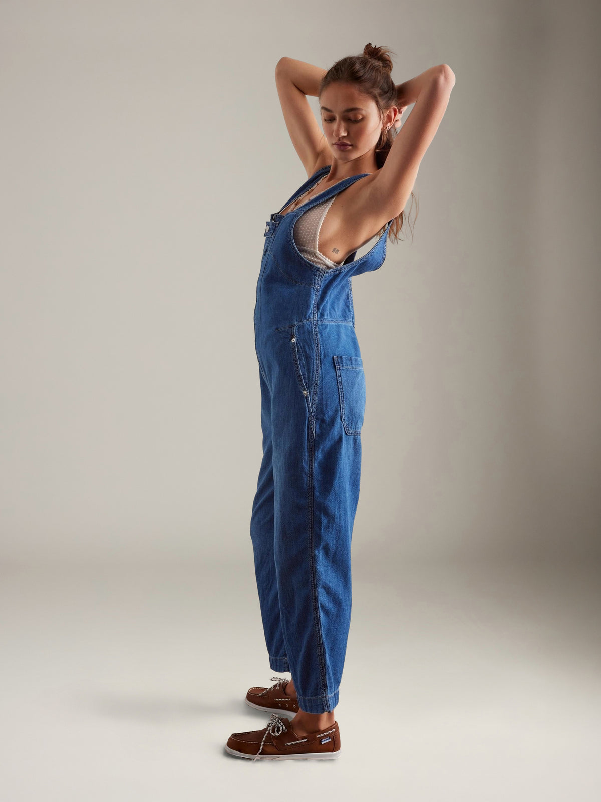 FREE PEOPLE - Jude Denim One-Piece - 