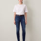 AG - Mari Midrise Slim Straight Leg Jeans - 5 Years Blue Essence - 