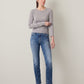 AG - Mari Midrise Slim Straight Leg Jeans - 15 Year Shoreline - 
