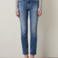 AG - Mari Midrise Slim Straight Leg Jeans - 15 Year Shoreline - 