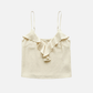 MONK & LOU - Sabrina Ruffle Tank Top - 