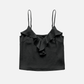 MONK & LOU - Sabrina Ruffle Tank Top - 