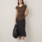 LOVEFINN - Ruffled Polka Dot Skirt - 