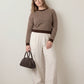 LOVEFINN - Striped Crewneck Sweater - 