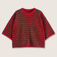 LOVEFINN - Kelsey Stripe Three-Quarter Sleeve Striped Cardigan - 