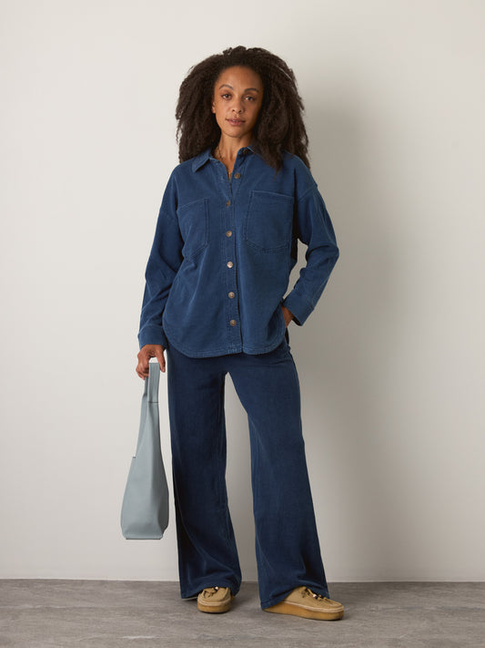 Z SUPPLY - All Day Denim Knit Jacket - Indigo