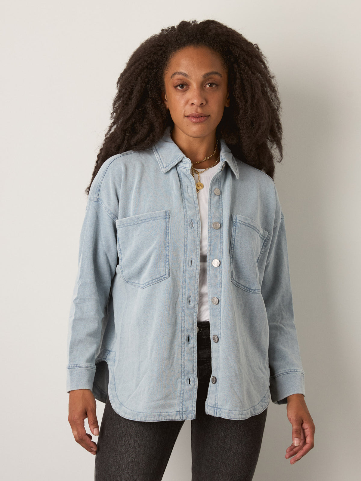 Z SUPPLY - All Day Denim Knit Jacket - 