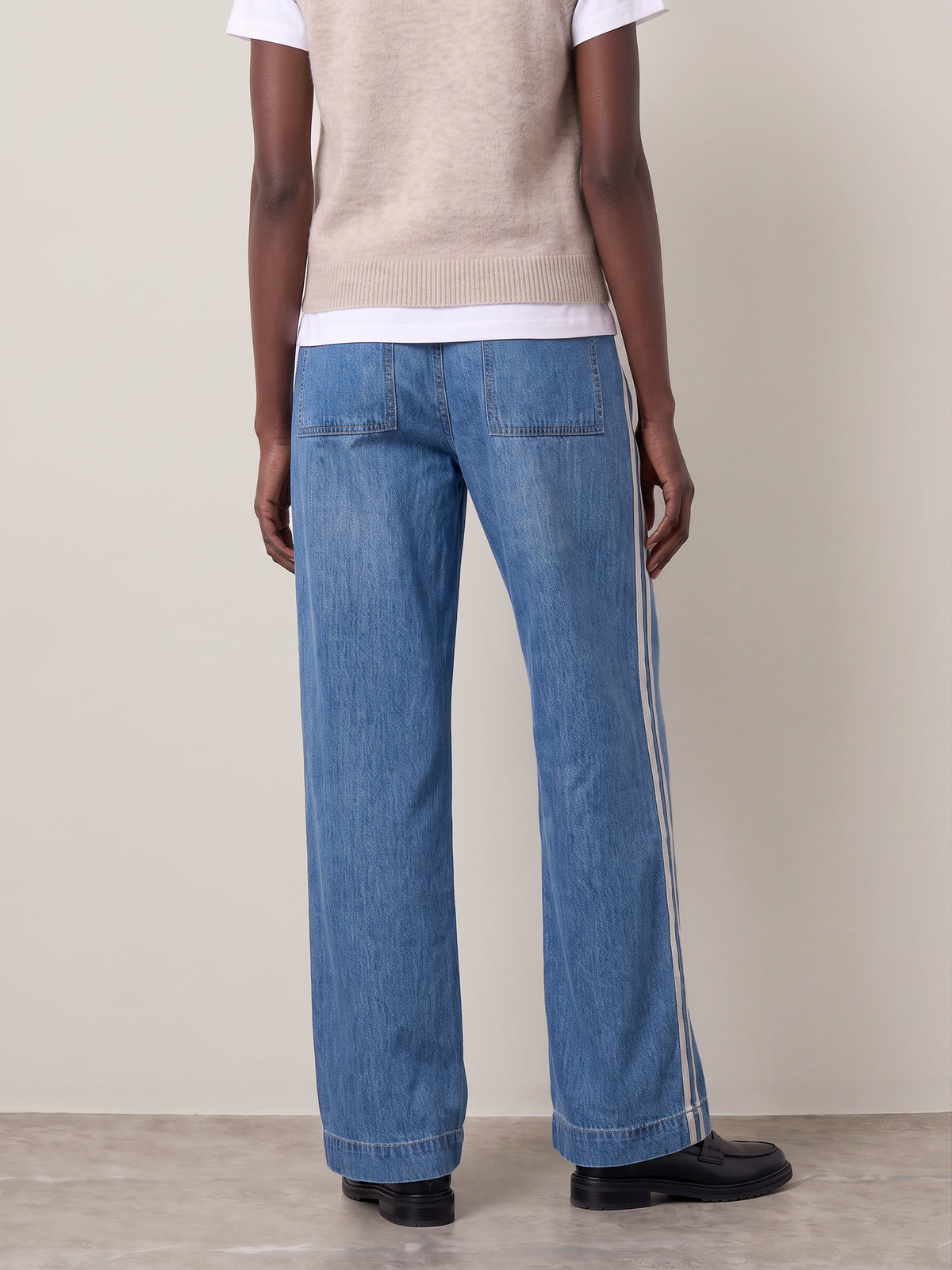 Z SUPPLY - The Sidelines Denim Track Pants - 