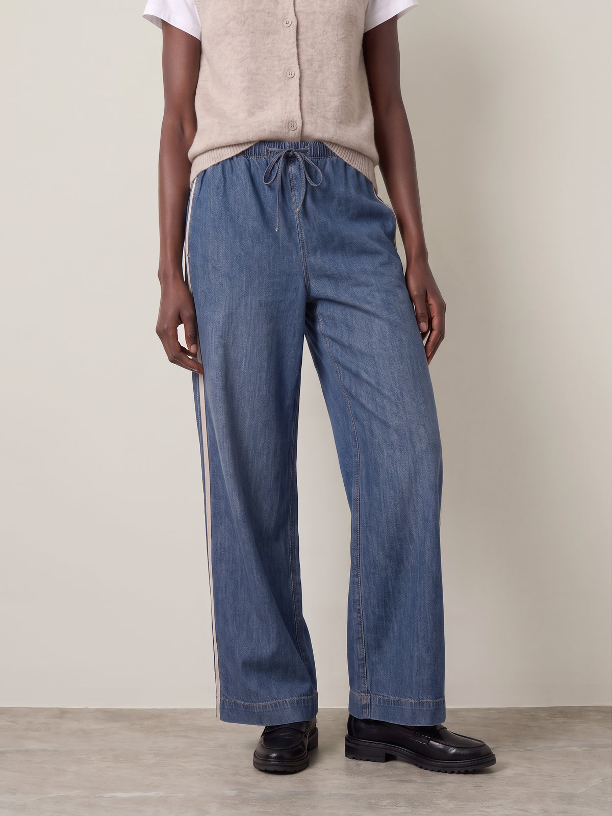 Z SUPPLY - The Sidelines Denim Track Pants - 