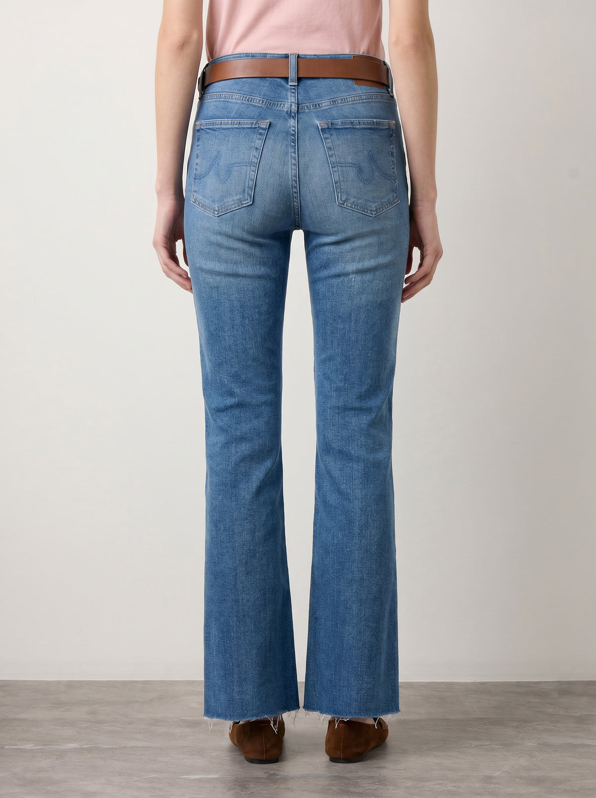 AG - Farrah Cropped Bootcut Jeans - 