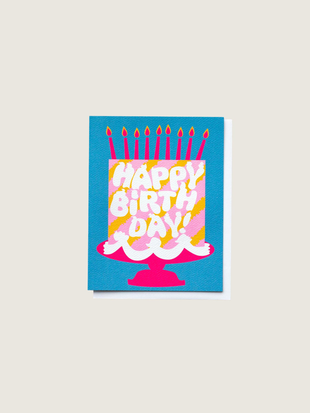 Happy Birthday Pink Cake Dreams Card